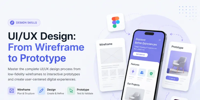 UI/UX Design: From Wireframe to Prototype